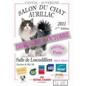 Salon du Chat à Aurillac - Cantal, Auvergne