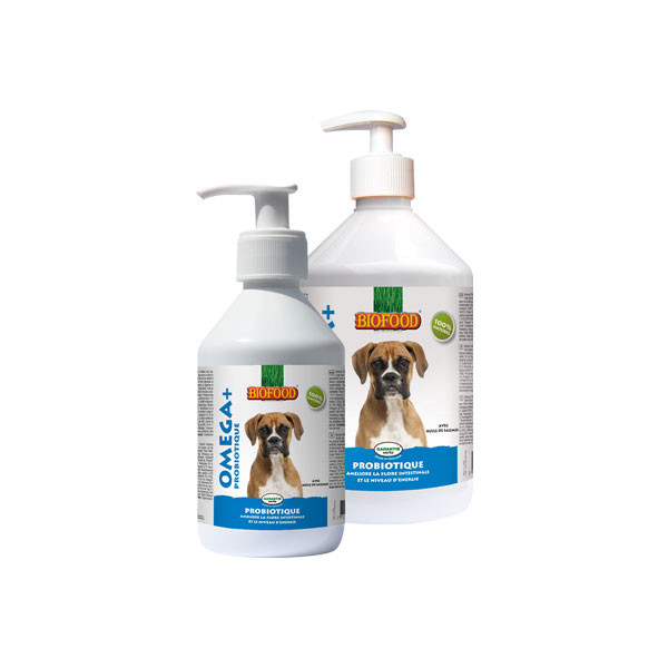 Huile de saumon pour chiens et chats complément Biofood